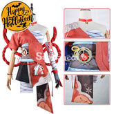 【In Stock】Game Genshin Impact Cosplay Yoimiya Costume Plus Size Costumes